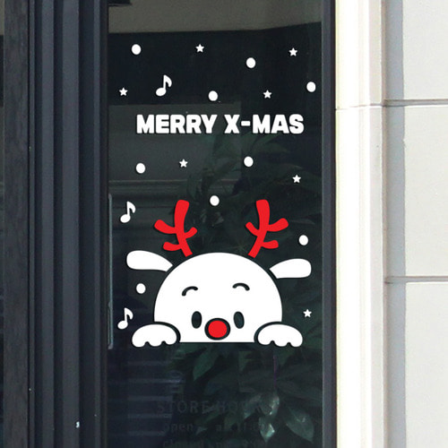 제제데코 크리스마스 눈꽃 스티커 장식 CMS4J129