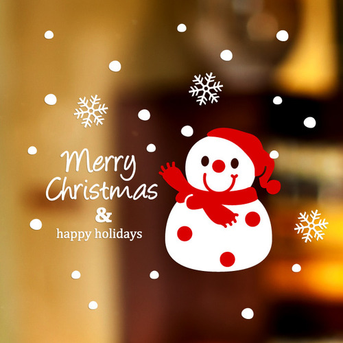 제제데코 크리스마스 눈꽃 스티커 장식 CMS4J024