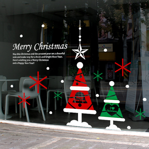 제제데코 크리스마스 눈꽃 스티커 장식 CMS4J027